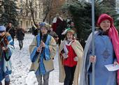 Koledníci cestou ke krajským institucím v Olomouci